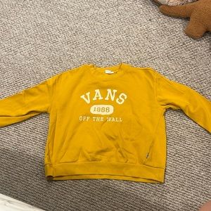 yellow vans sweatshirt